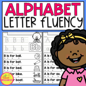 Alphabet Letter Fluency Sentences
