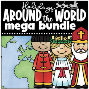 Christmas Crafts & Holidays Around The World Bundle + Flip Books + BONUS GIFT