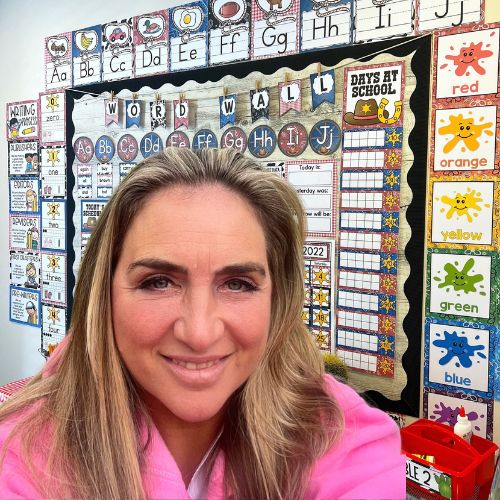 About Me-Chrystine in the classroom
