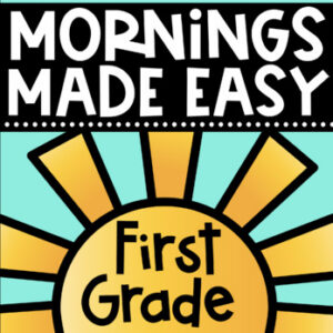 Morning Work in Literacy for First Grade YEAR LONG BUNDLE