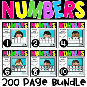 Numbers 1-10 No Prep Math Printables